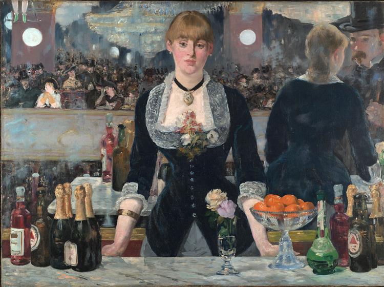 A Bar at the Folies-Bergere by Edouard Manet