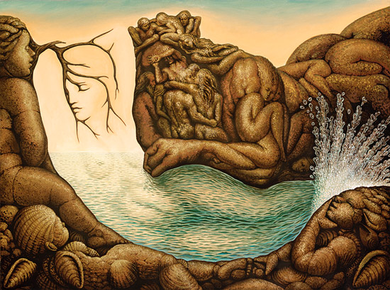 Absents of the mermaid by Octavio Ocampo