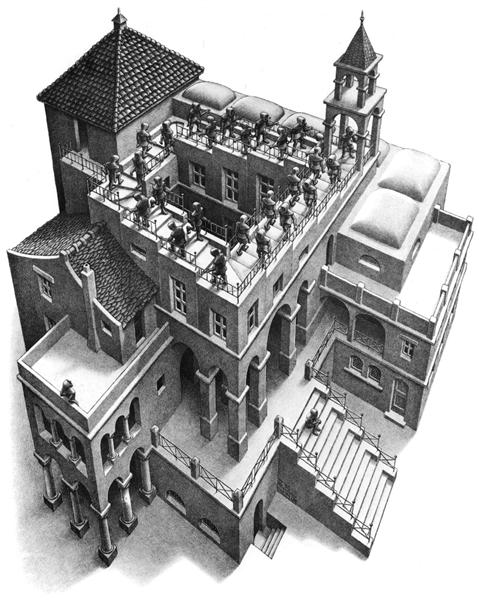 Ascending & Descending by M.C. Escher