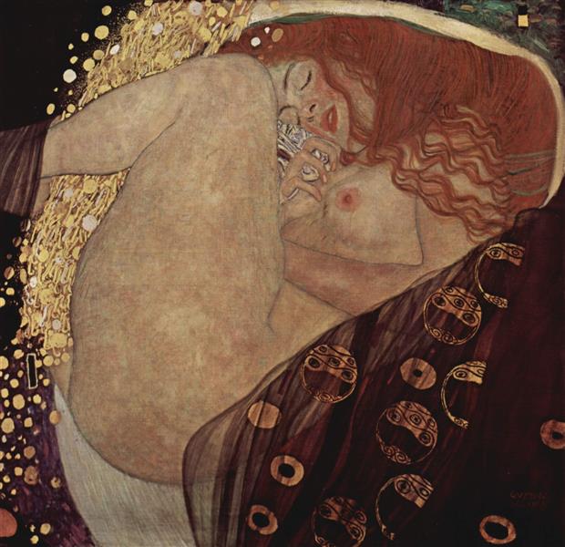 Danae by Gustav Klimt