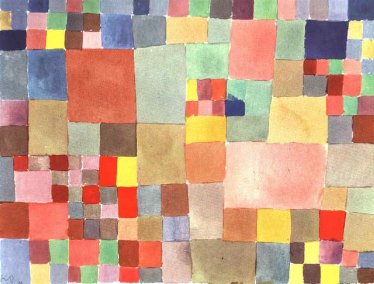 Flora on sand by Paul Klee
