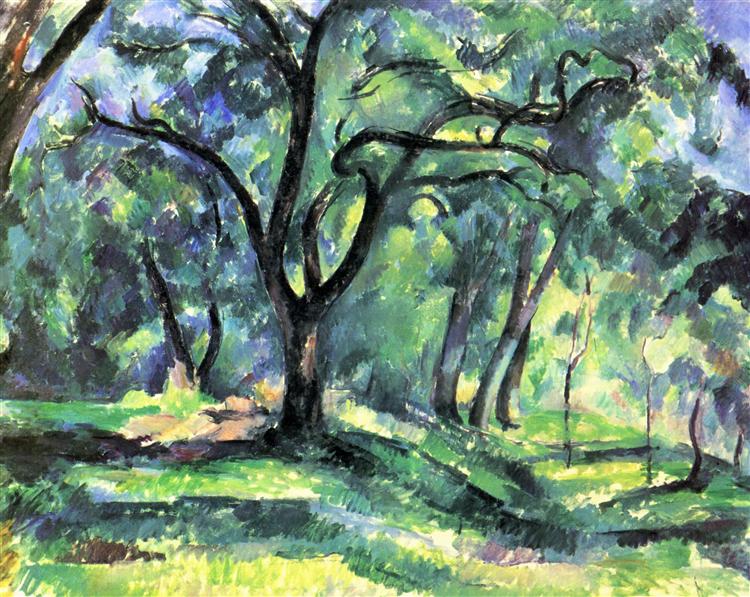 Forest by Paul Cezanne