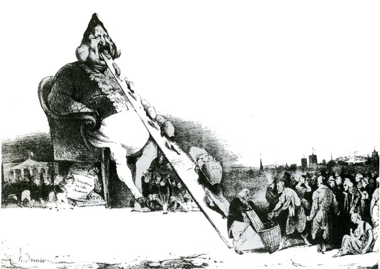 Gargantua by Honore Daumier