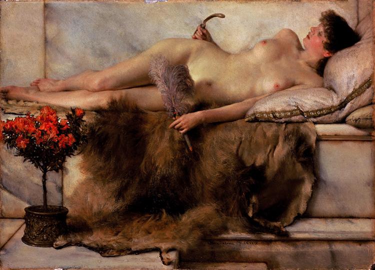 In the Tepidarium by Sir Lawrence Alma-Tadema