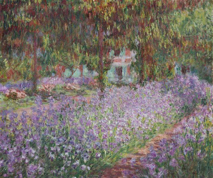 Irises in Monet's Garden by Claude Monet