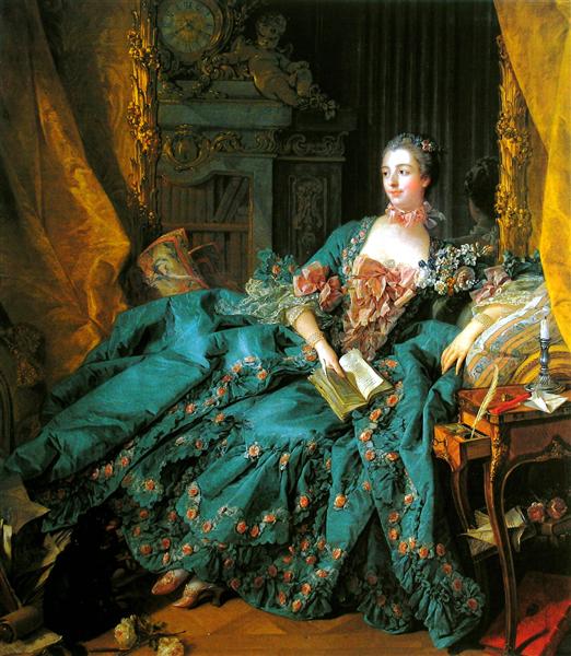 Madame de Pompadour by Francois Boucher