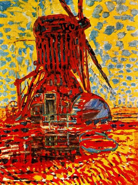Mill in Sunlight: The Winkel Mill by Piet Mondrian