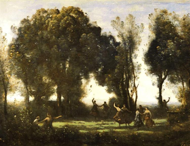 Morning: Dance of the Nymphs by Camille Corot