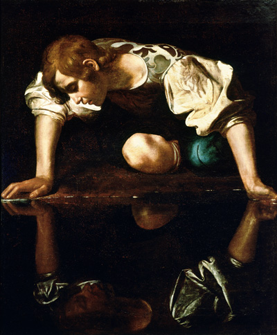 Narcissus by Caravaggio