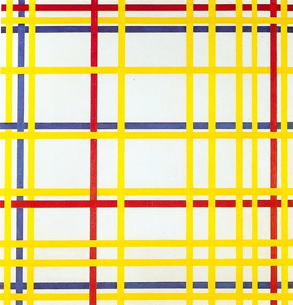 New York City I by Piet Mondrian