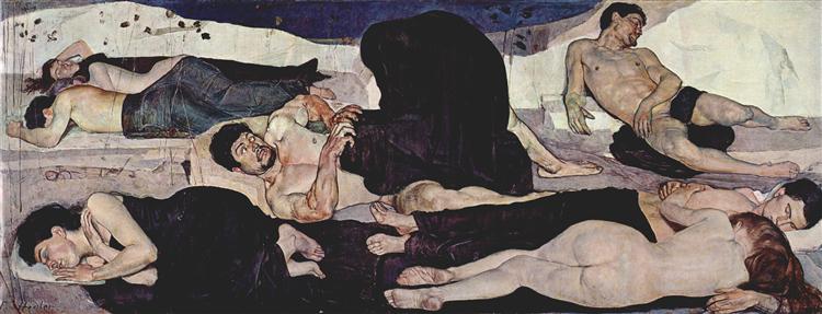 Night by Ferdinand Hodler