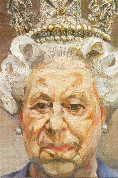 Queen Elizabeth II by Lucian Freud