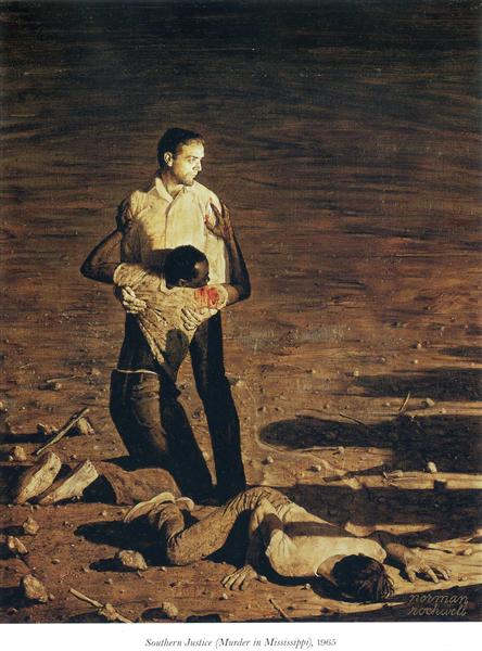 Southern Justice (Murder in Mississippi) by Norman Rockwell
