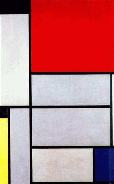 Tableau I by Piet Mondrian