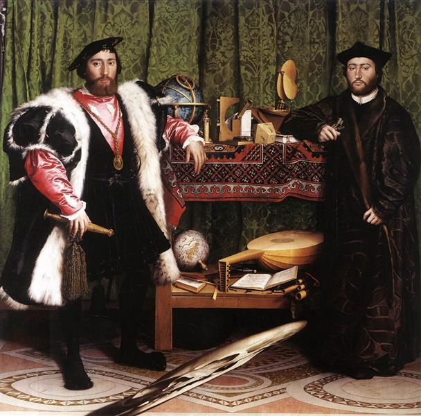 The Ambassadors by Hans Holbein the Younger