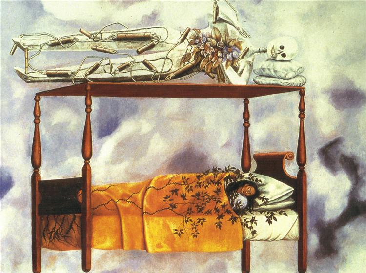 The Dream (The Bed) by Frida Kahlo