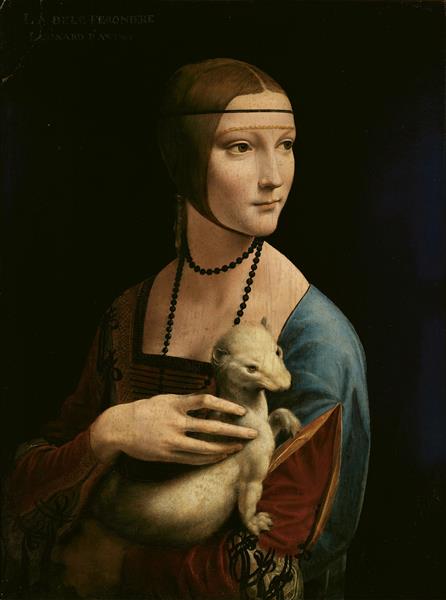 The Lady with an Ermine (Cecilia Gallerani) by Leonardo da Vinci