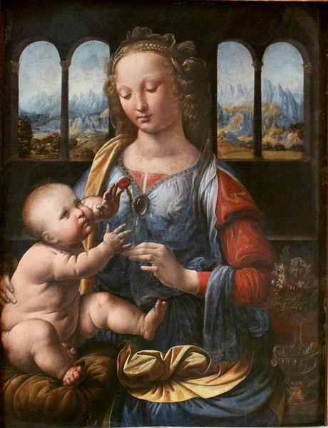 The Madonna of the Carnation by Leonardo da Vinci