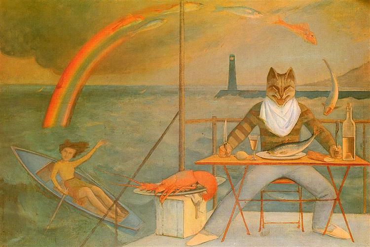 The Mediterranean Cat by Balthus