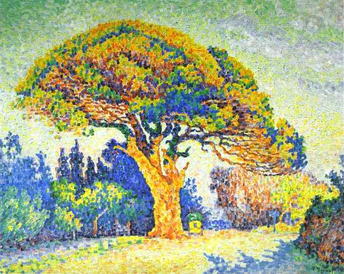 The Pine Tree at St. Tropez by Paul Signac