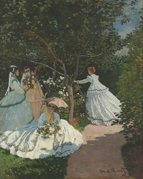 Women in the garden by Claude Monet